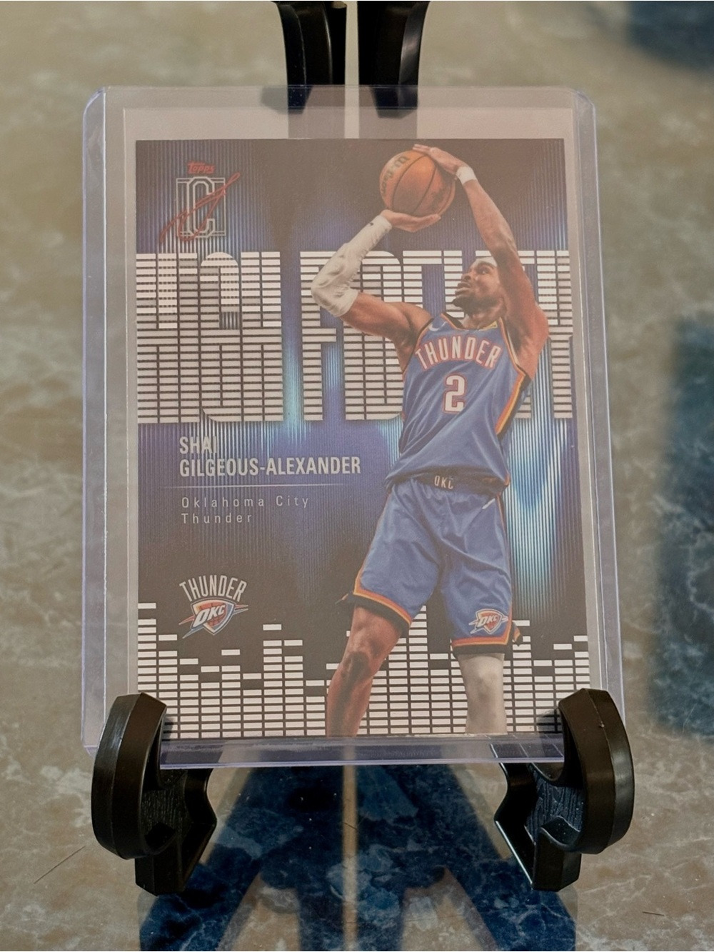 Shai Gilgegous-Alexander Topps Class High Fidelity Basketball Card OKC